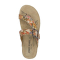 Beige-Multicoloured - Close up - Josef Seibel Womens-Ladies Tonga 77 Leather Sandals