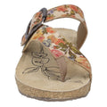 Beige-Multicoloured - Pack Shot - Josef Seibel Womens-Ladies Tonga 77 Leather Sandals