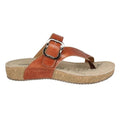 Brown-Caramel - Side - Josef Seibel Womens-Ladies Tonga 77 Leather Sandals
