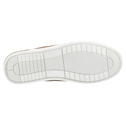 Tan - Pack Shot - Hush Puppies Mens Joey Suede Lace Up Trainers