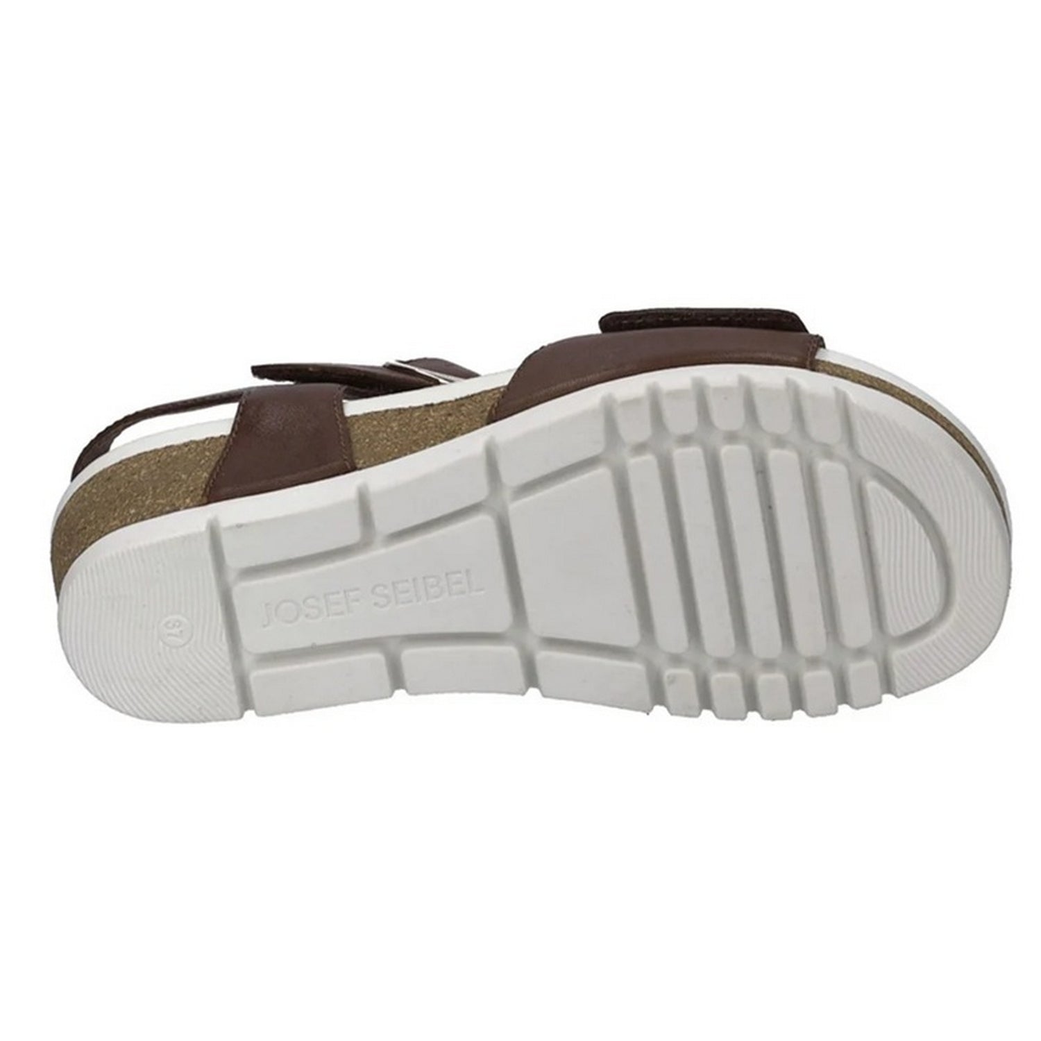 Brown Cognac - Lifestyle - Josef Seibel Womens-Ladies Quinn 16 Leather Sandals