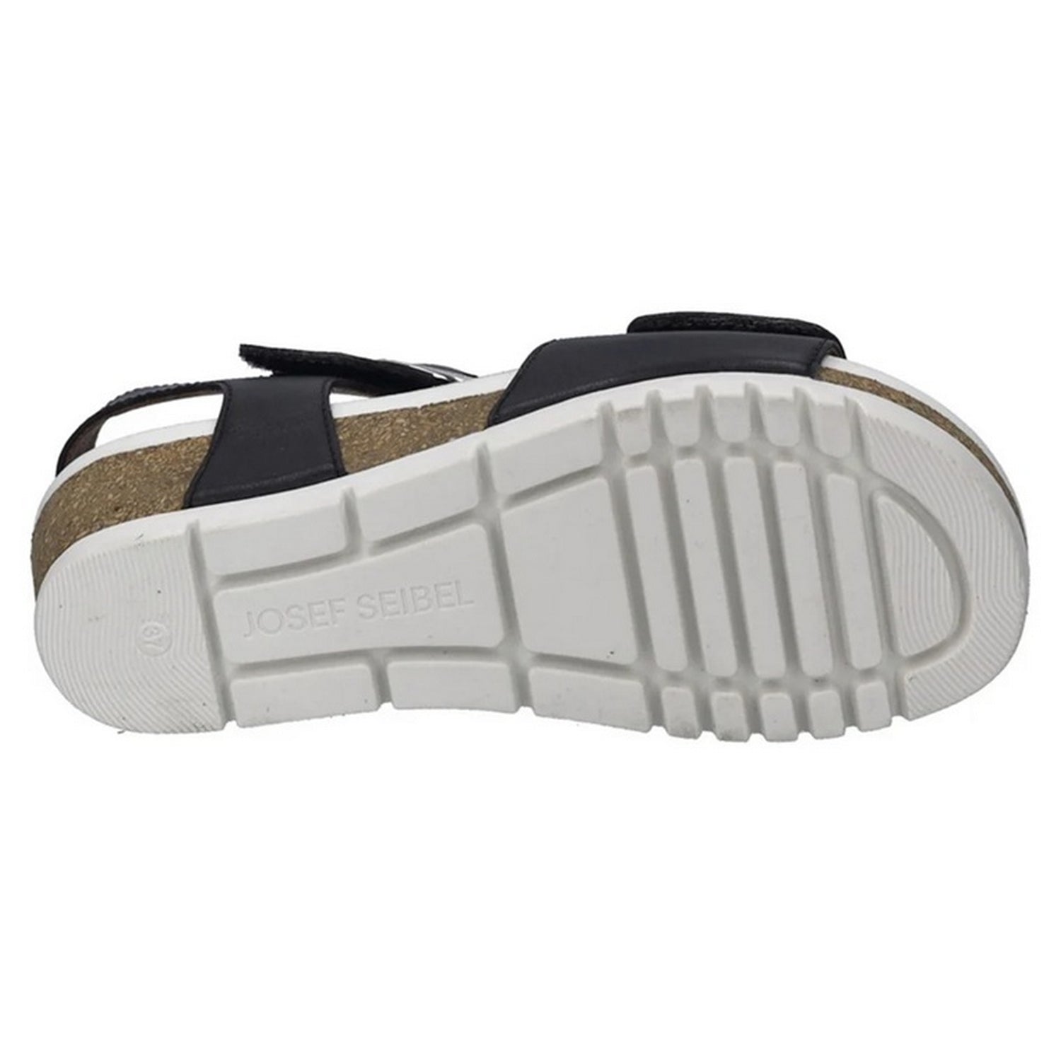 Black - Lifestyle - Josef Seibel Womens-Ladies Quinn 16 Leather Sandals