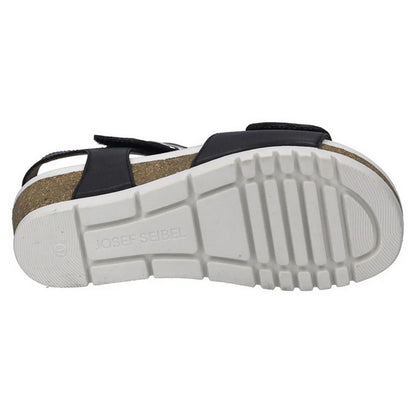 Black - Lifestyle - Josef Seibel Womens-Ladies Quinn 16 Leather Sandals