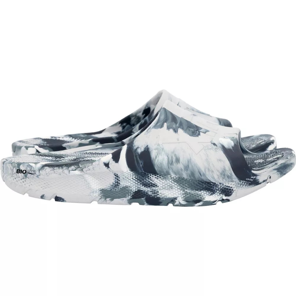 Stormy Grey - Side - Xtratuf Mens Apres Fish Slides