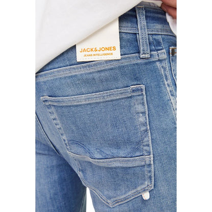 Blue Denim - Side - Jack And Jones Mens Glenn Slim Jeans