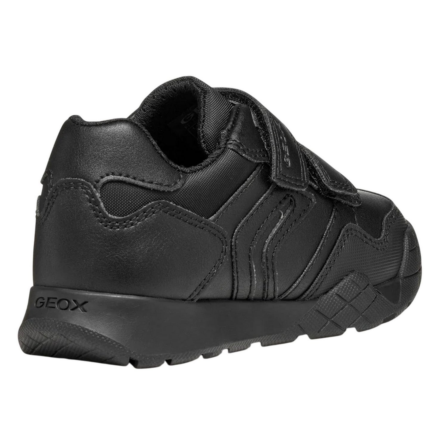 Black - Back - Geox Boys Rann-E Trainers