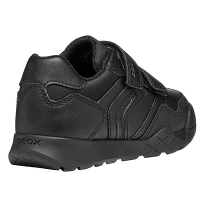 Black - Back - Geox Boys Rann-E Trainers