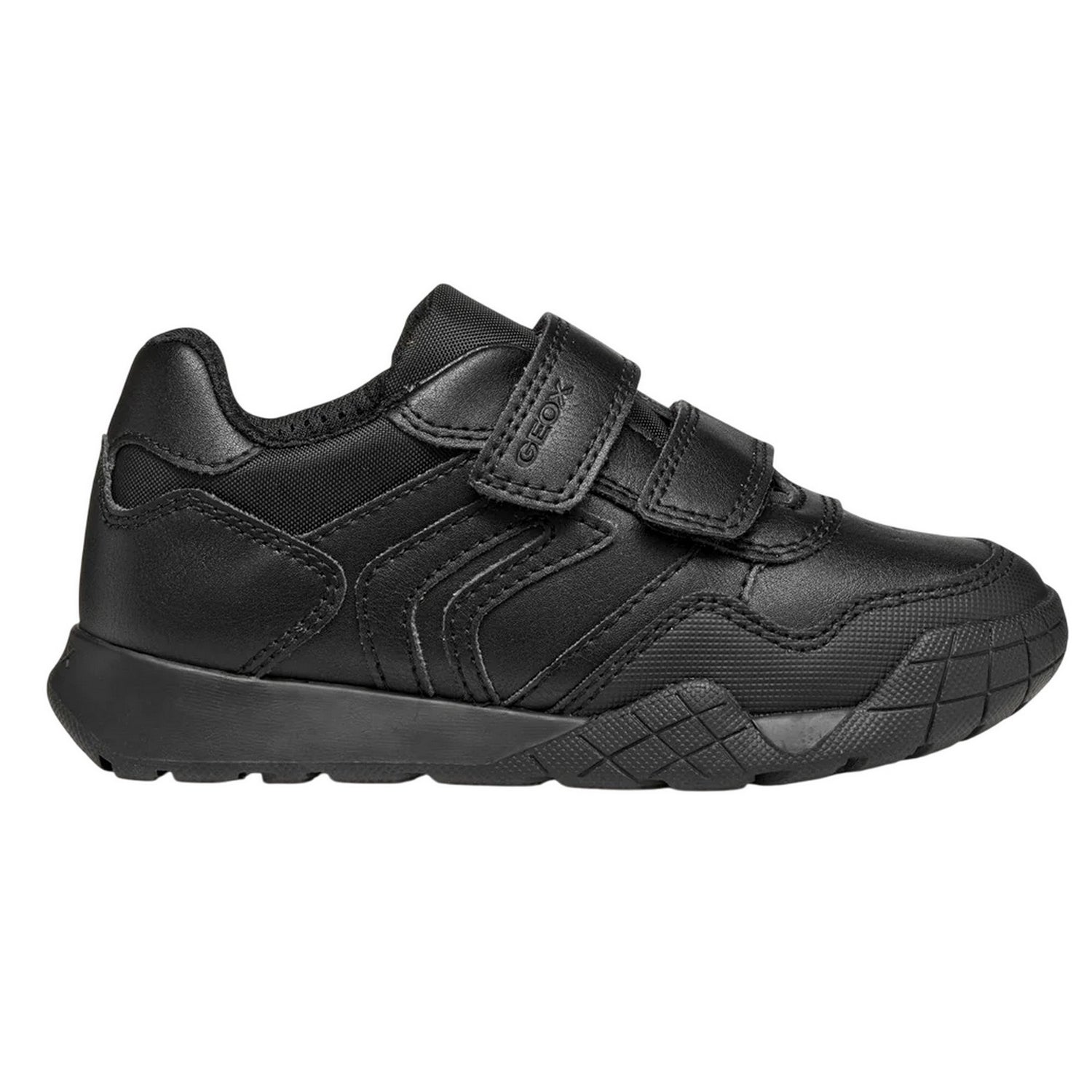 Black - Side - Geox Boys Rann-E Trainers