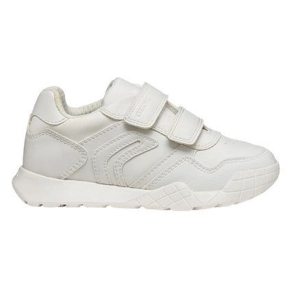 White - Side - Geox Boys Rann-E Trainers