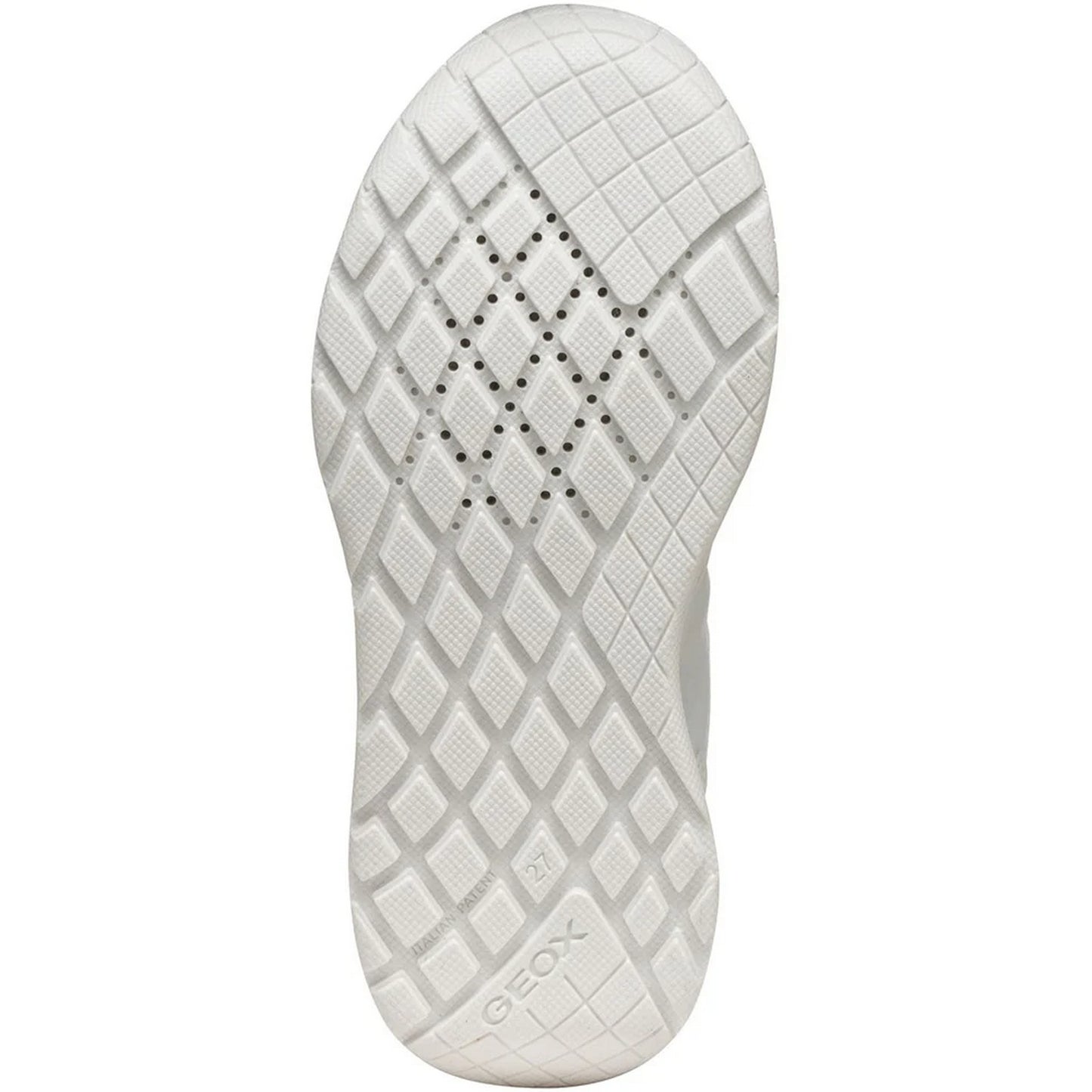 White - Pack Shot - Geox Boys Rann-E Trainers