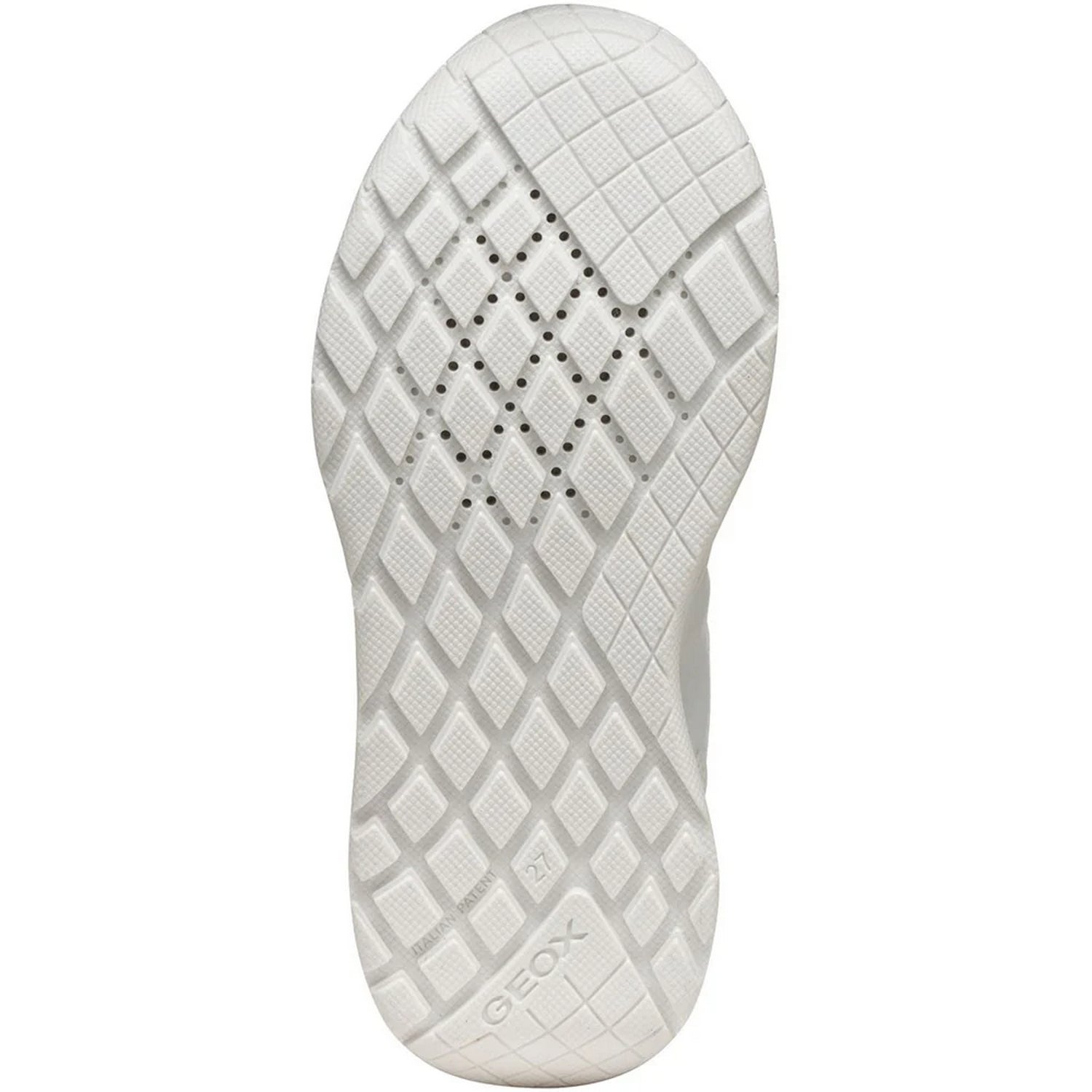 White - Pack Shot - Geox Boys Rann-E Trainers