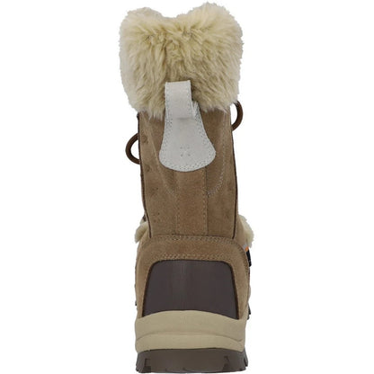 Light Brown - Back - Hi-Tec Womens-Ladies Mortiz 200 Leather Hiking Boots