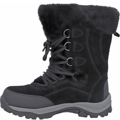 Black - Lifestyle - Hi-Tec Womens-Ladies Mortiz 200 Leather Hiking Boots