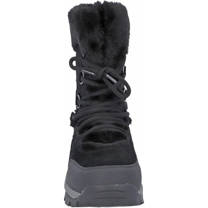 Black - Pack Shot - Hi-Tec Womens-Ladies Mortiz 200 Leather Hiking Boots