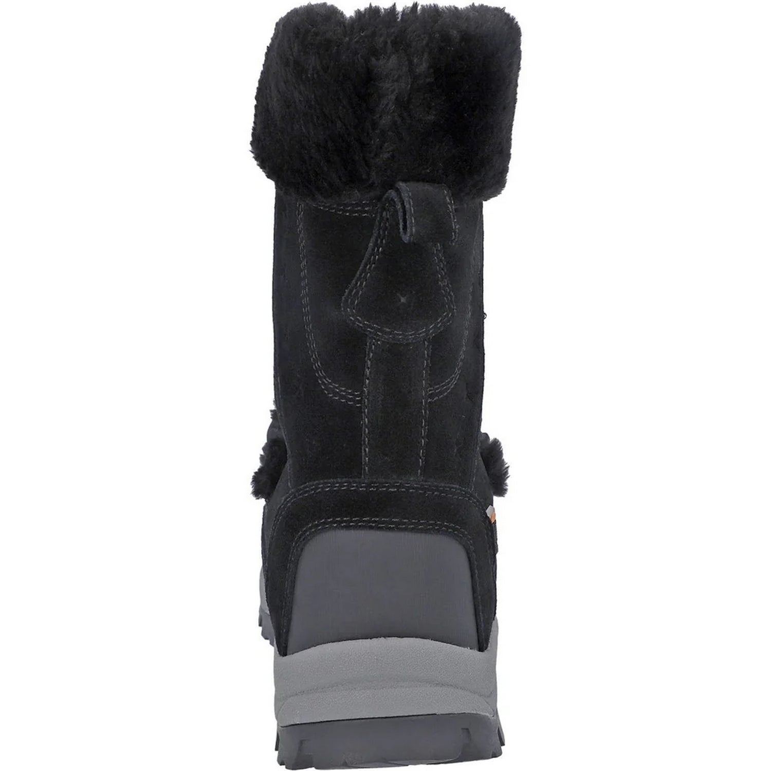 Black - Back - Hi-Tec Womens-Ladies Mortiz 200 Leather Hiking Boots