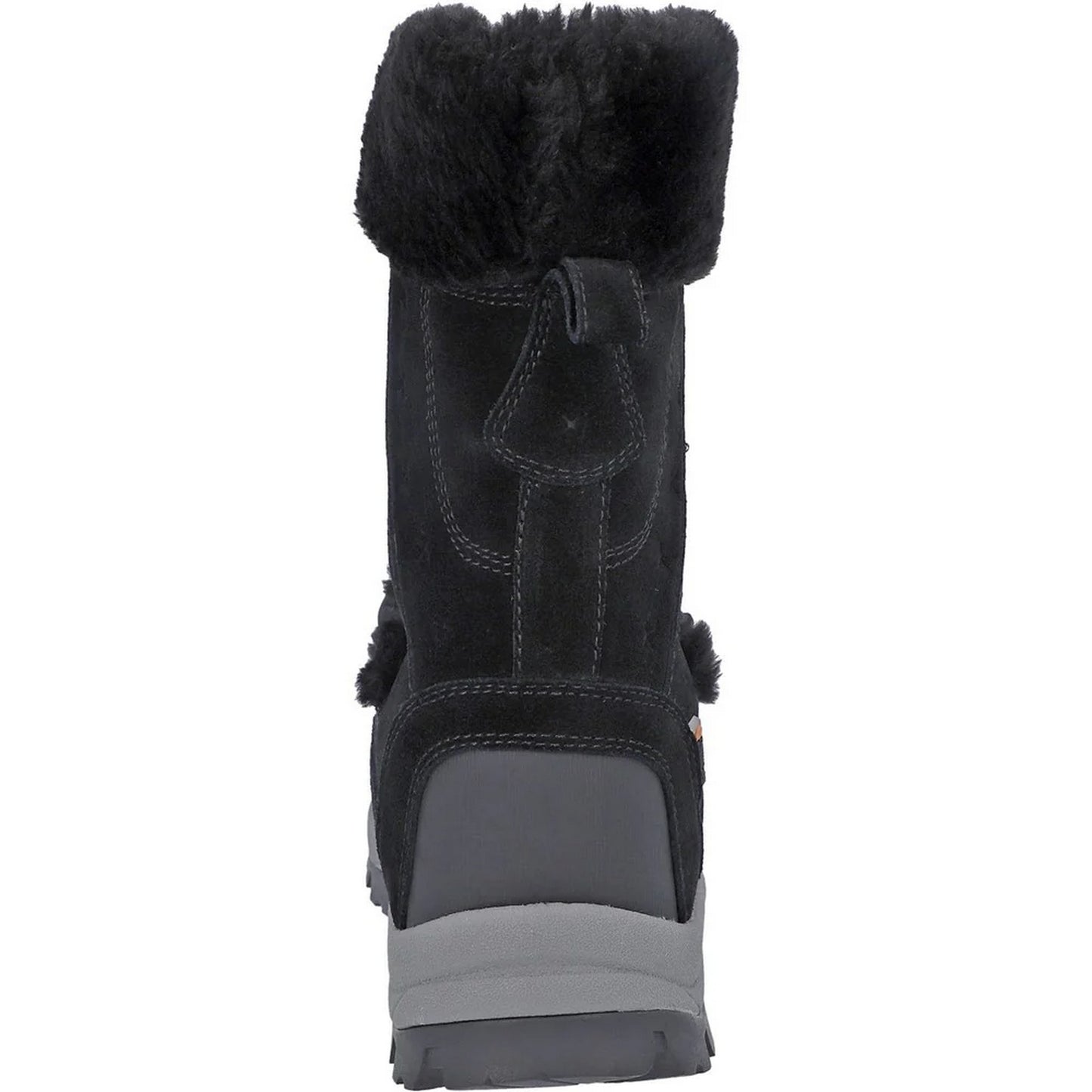 Black - Back - Hi-Tec Womens-Ladies Mortiz 200 Leather Hiking Boots