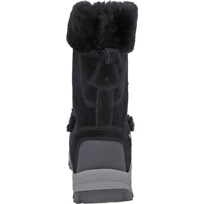 Black - Back - Hi-Tec Womens-Ladies Mortiz 200 Leather Hiking Boots