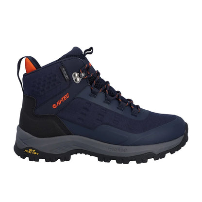 Navy-Orange - Lifestyle - Hi-Tec Mens Storm Expedition Boots