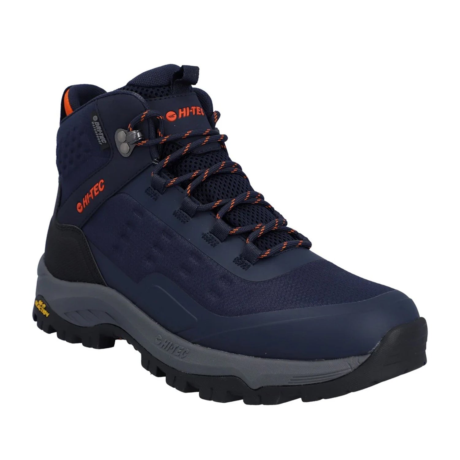 Navy-Orange - Front - Hi-Tec Mens Storm Expedition Boots