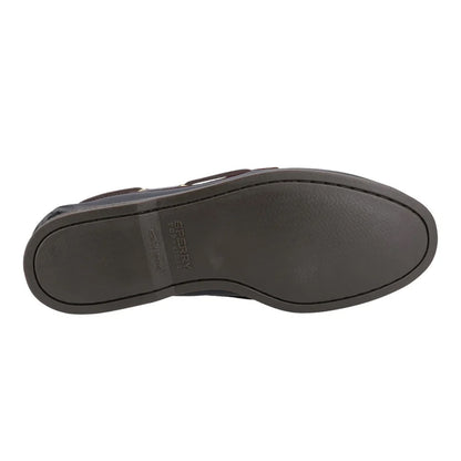 Amaretto-Black - Pack Shot - Sperry Mens Authentic Full Grain Leather 2 Eyelet Boat Shoes