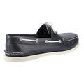 Navy - Back - Sperry Mens Authentic Full Grain Leather 2 Eyelet Boat Shoes