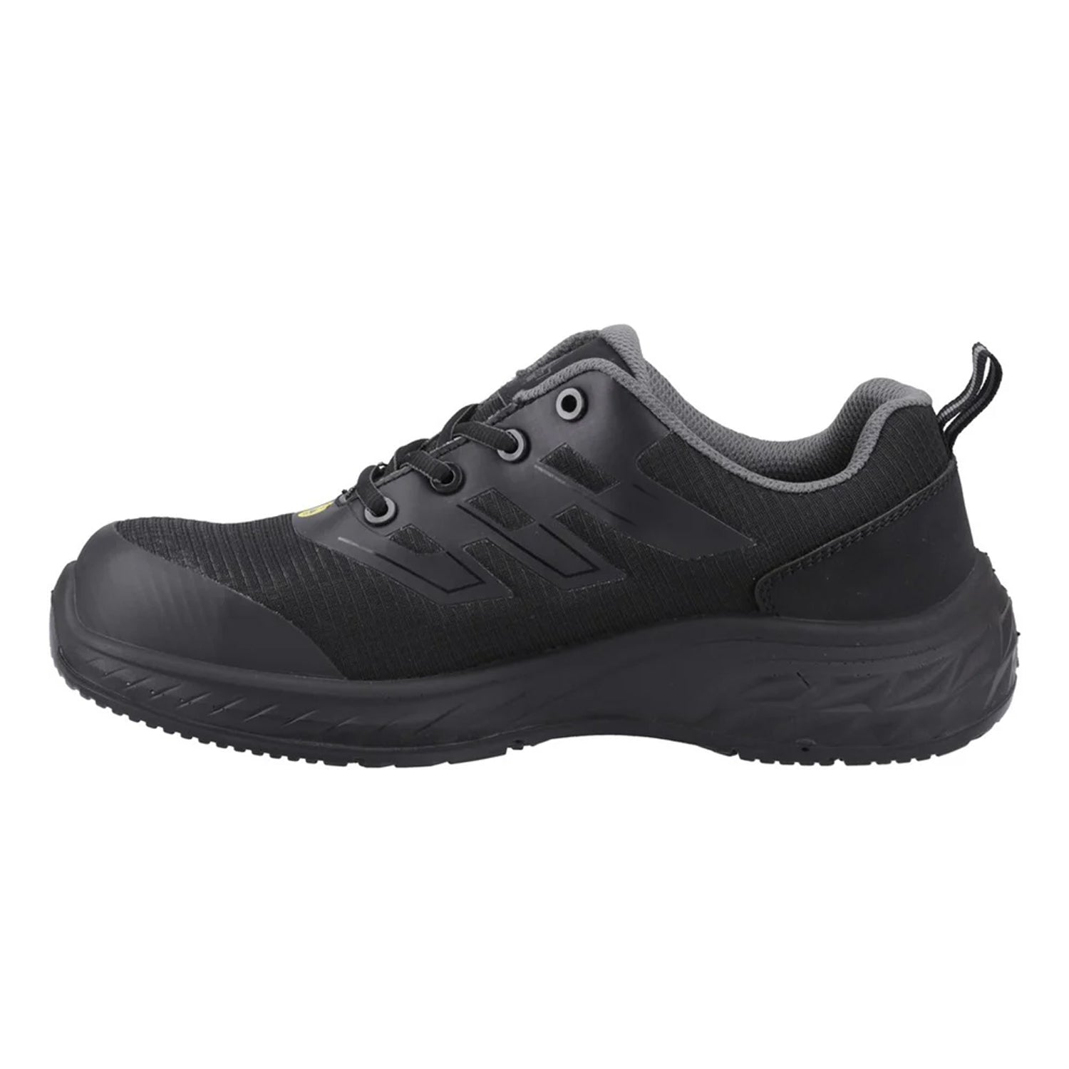 Black - Side - Amblers Mens AS712C Safety Trainers