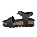 Black - Side - Josef Seibel Womens-Ladies Alice 03 Leather Sandals