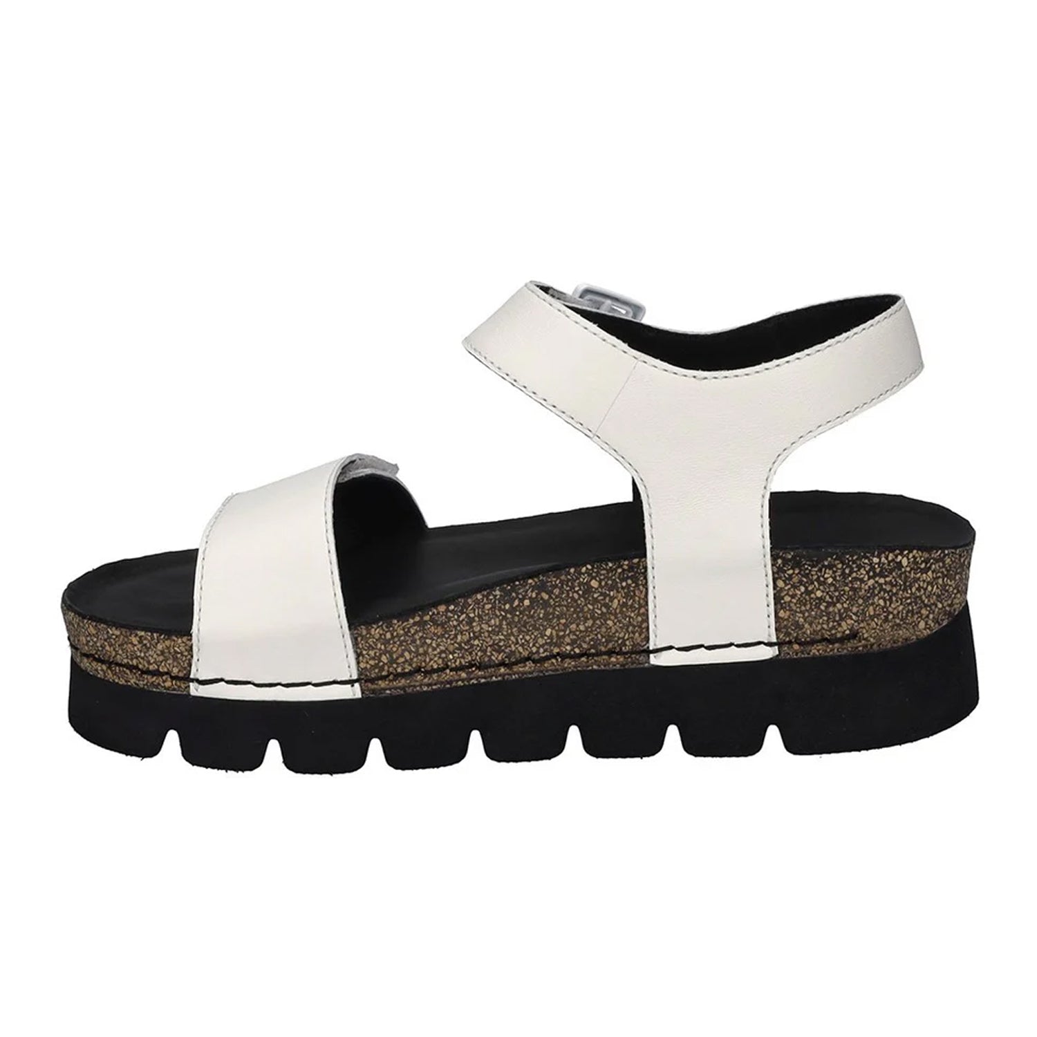 White - Side - Josef Seibel Womens-Ladies Alice 03 Leather Sandals