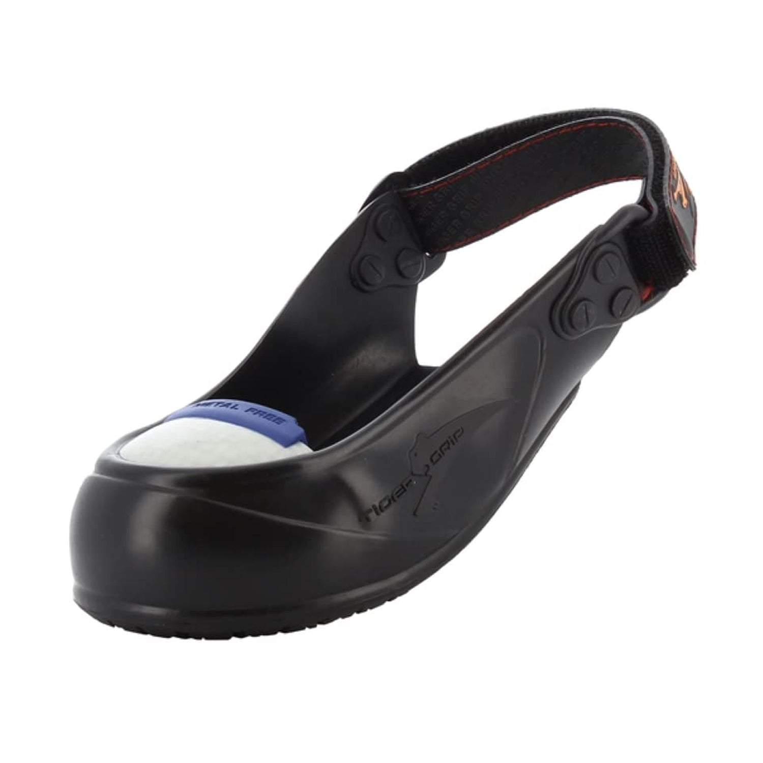 Black - Back - Safety Jogger Visitor Overshoes