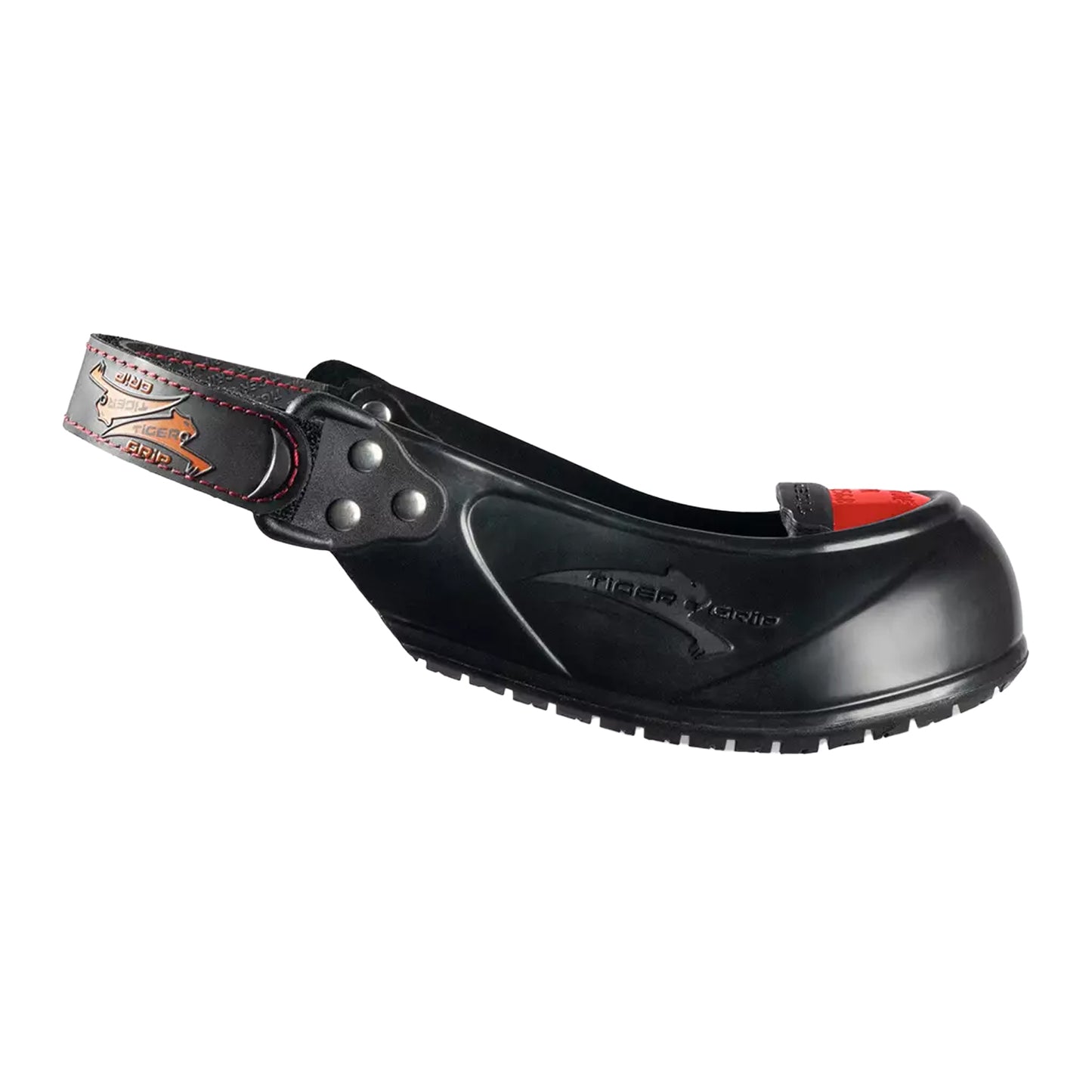 Black - Front - Safety Jogger Visitor Overshoes