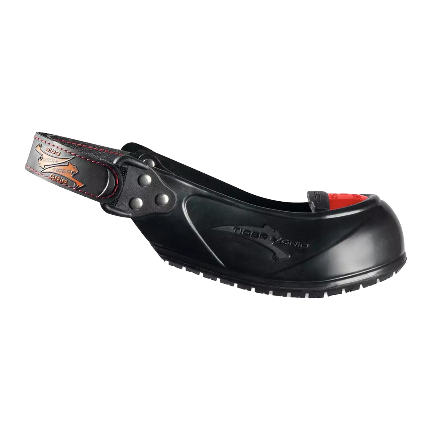 Black - Front - Safety Jogger Visitor Overshoes