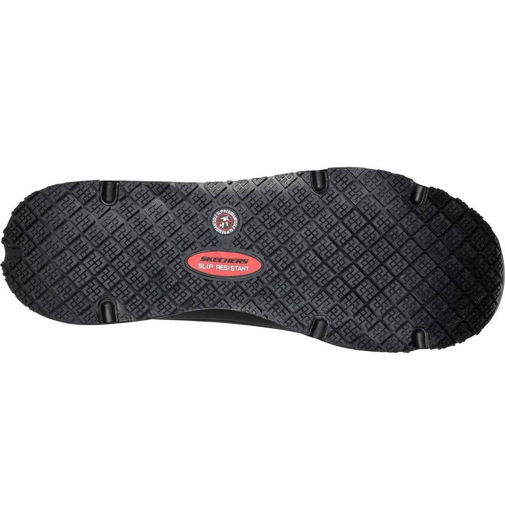 Black - Back - Skechers Womens-Ladies Uno SR Safety Trainers