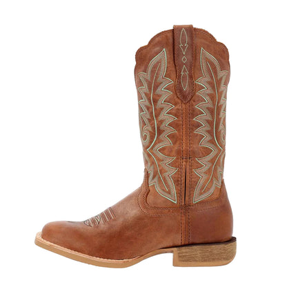 Burnished Sand - Back - Durango Womens-Ladies Lady Rebel Pro Full Grain Leather Western Boots