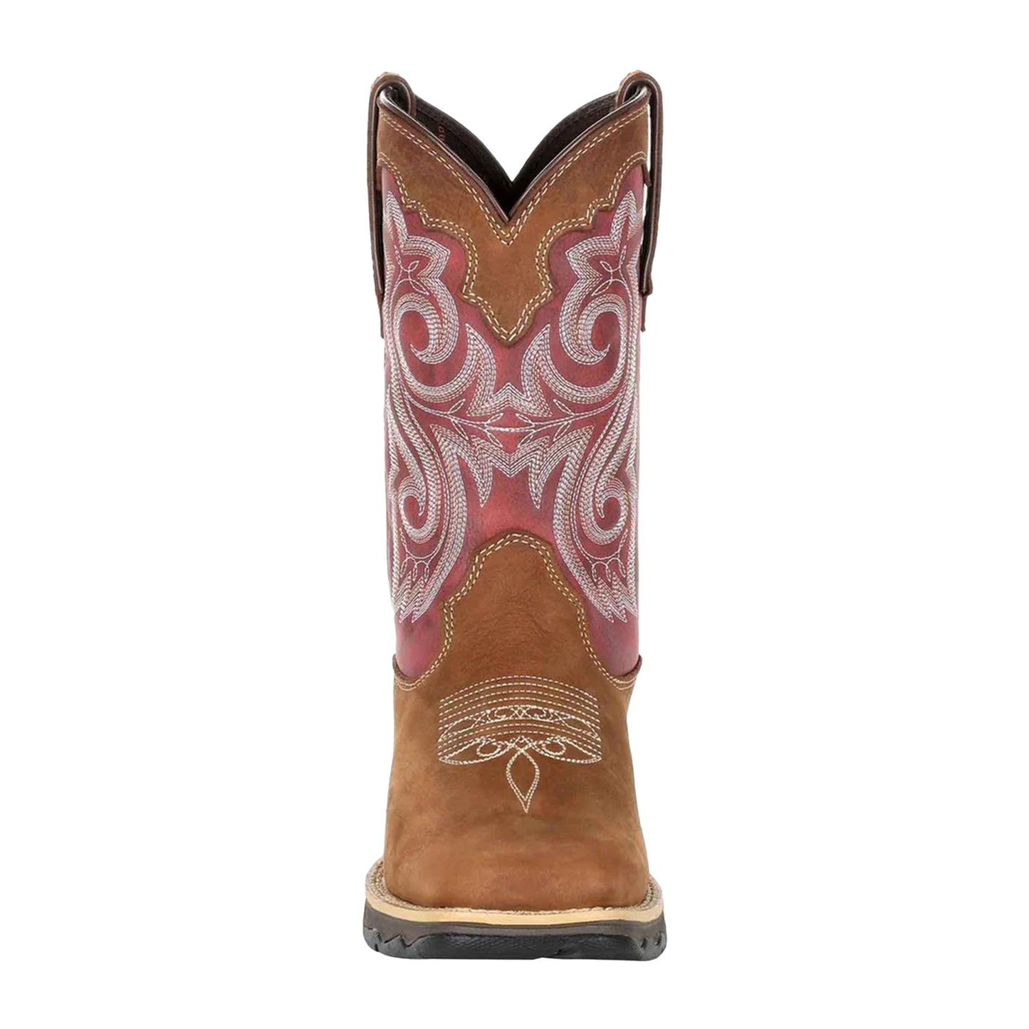 Briar Brown-Rusty Red - Pack Shot - Durango Womens-Ladies Lady Rebel Pro Full Grain Leather Cowboy Boots