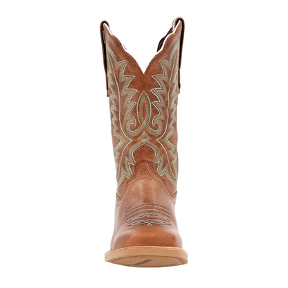 Golden Brown-Periwinkle - Pack Shot - Durango Womens-Ladies Lady Rebel Pro Cowboy Boots