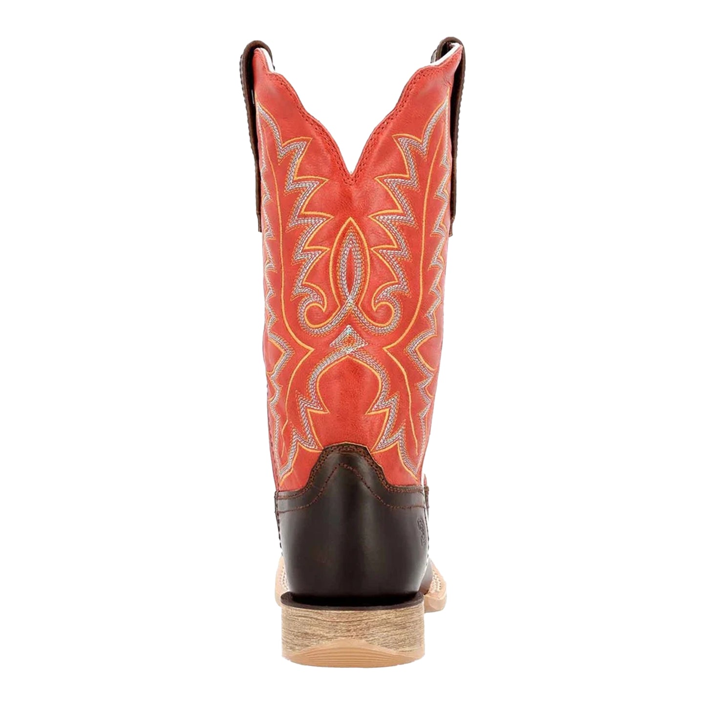 Hickory-Chili Pepper - Back - Durango Womens-Ladies Lady Rebel Pro Full Grain Leather Western Boots