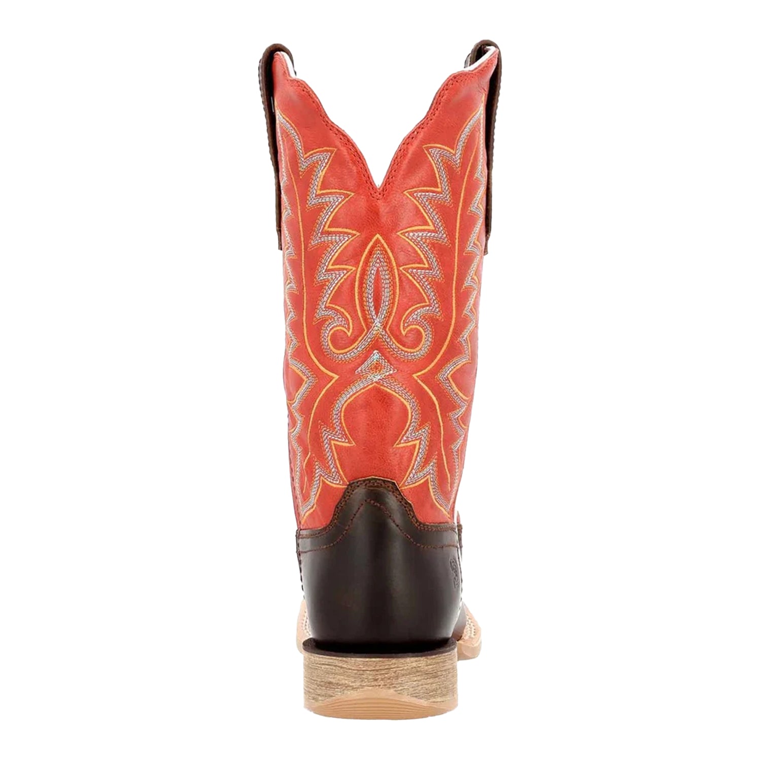Hickory-Chili Pepper - Back - Durango Womens-Ladies Lady Rebel Pro Full Grain Leather Western Boots
