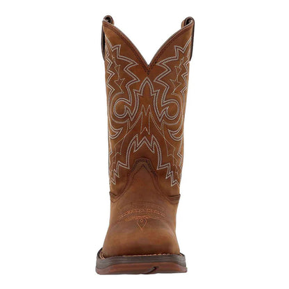 Brown - Pack Shot - Durango Mens Rebel Full Grain Leather Cowboy Boots