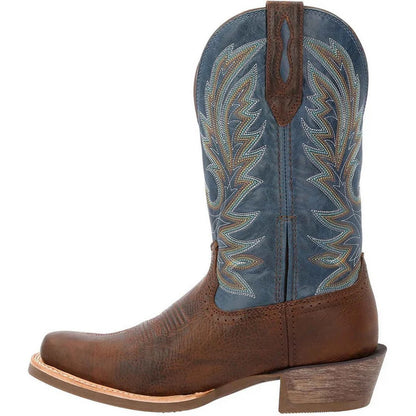 Brown - Side - Durango Mens Rebel Pro Full Grain Leather Cowboy Boots