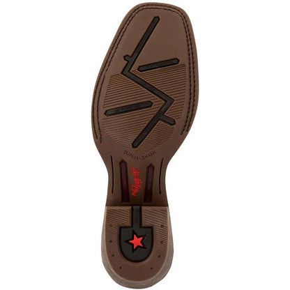 Brown - Close up - Durango Mens Rebel Pro Full Grain Leather Cowboy Boots
