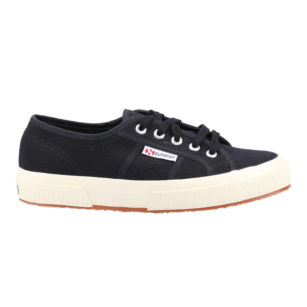 Black - Side - Superga Womens-Ladies 2750 Cotu Classic Trainers