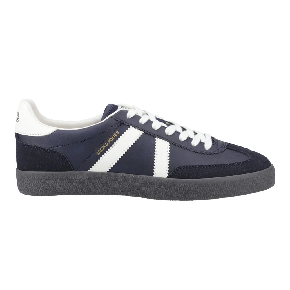 Navy-Marshmallow - Lifestyle - Jack And Jones Mens Mambo Special Trainers