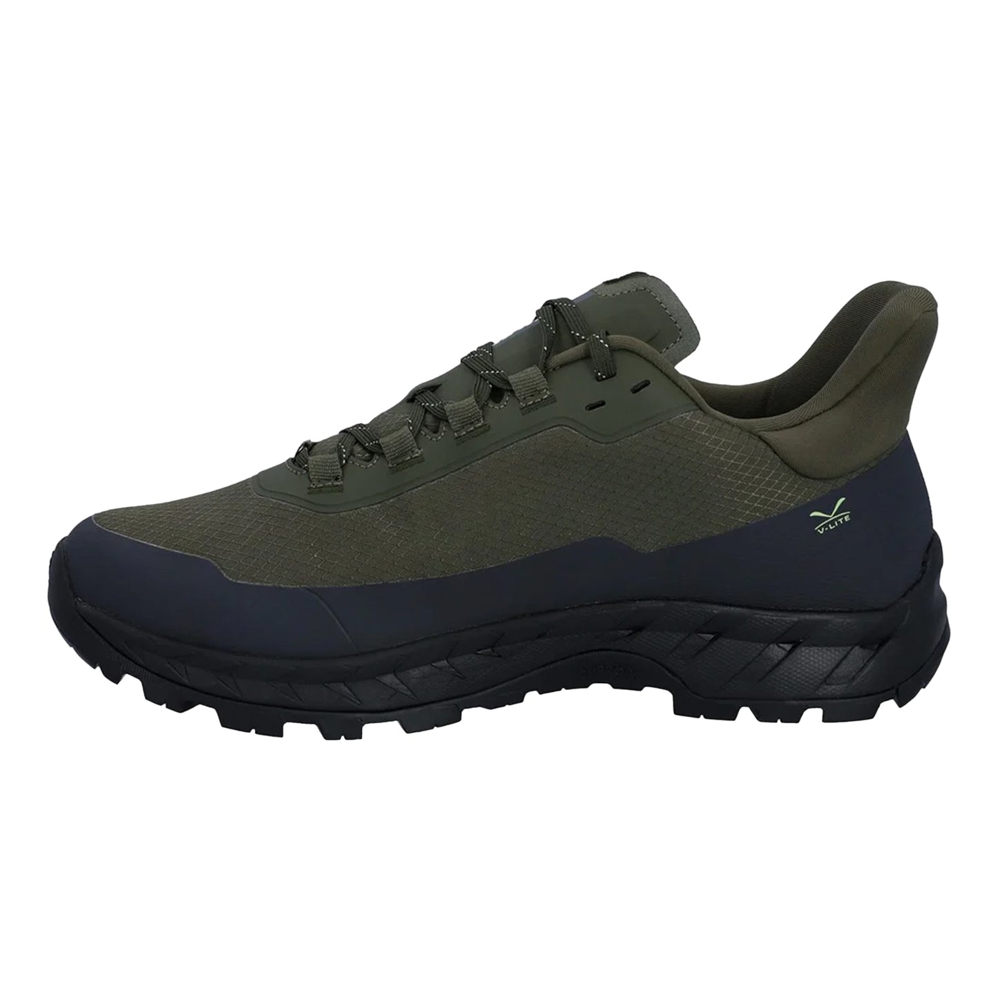 Olive Night-Charcoal - Side - Hi-Tec Mens Altitude Lite Hiking Boots