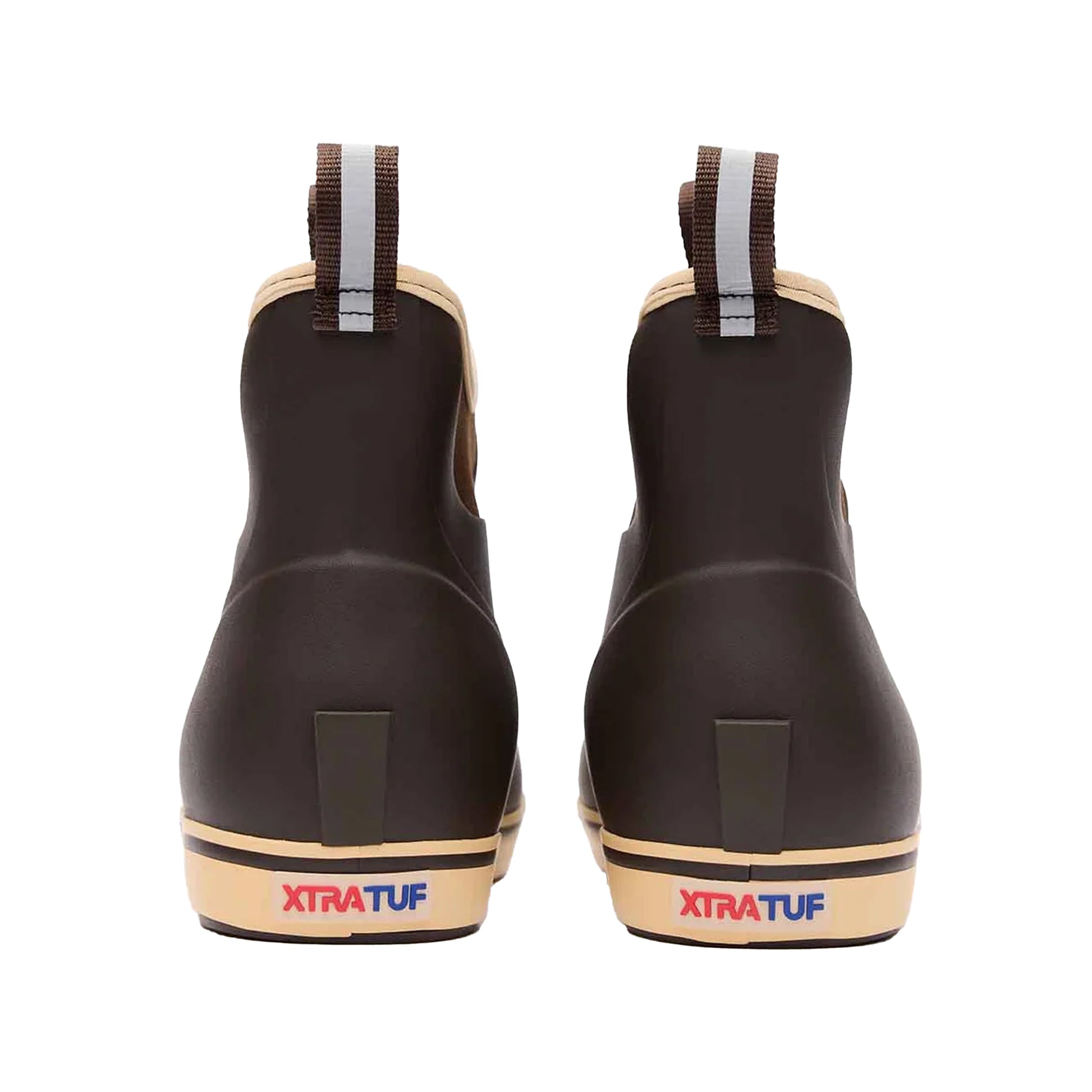 Chocolate-Tan - Back - Xtratuf Unisex Adult Ankle Deck Boots