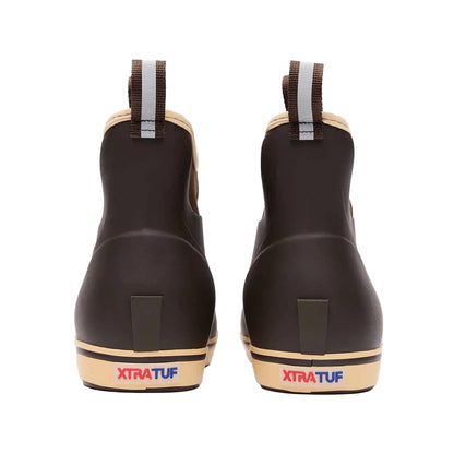 Chocolate-Tan - Back - Xtratuf Unisex Adult Ankle Deck Boots