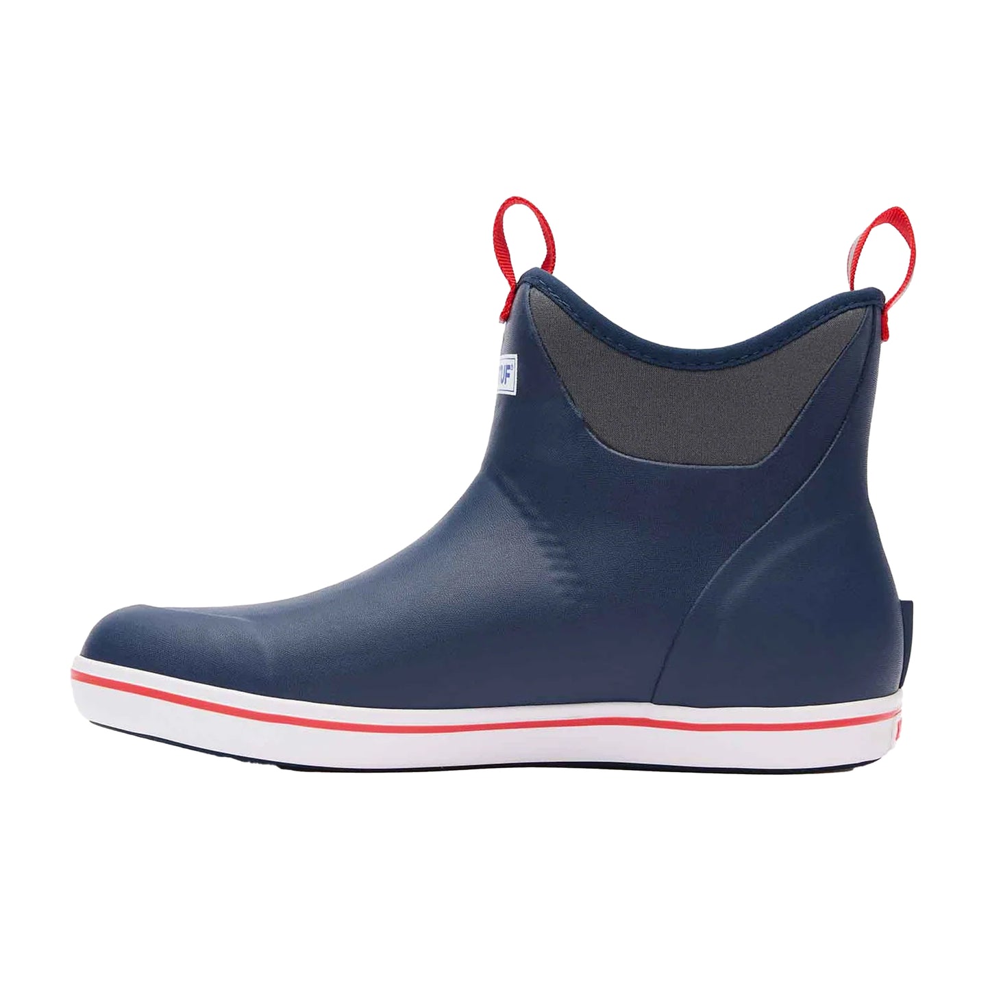 Navy-Red - Side - Xtratuf Unisex Adult Ankle Deck Boots