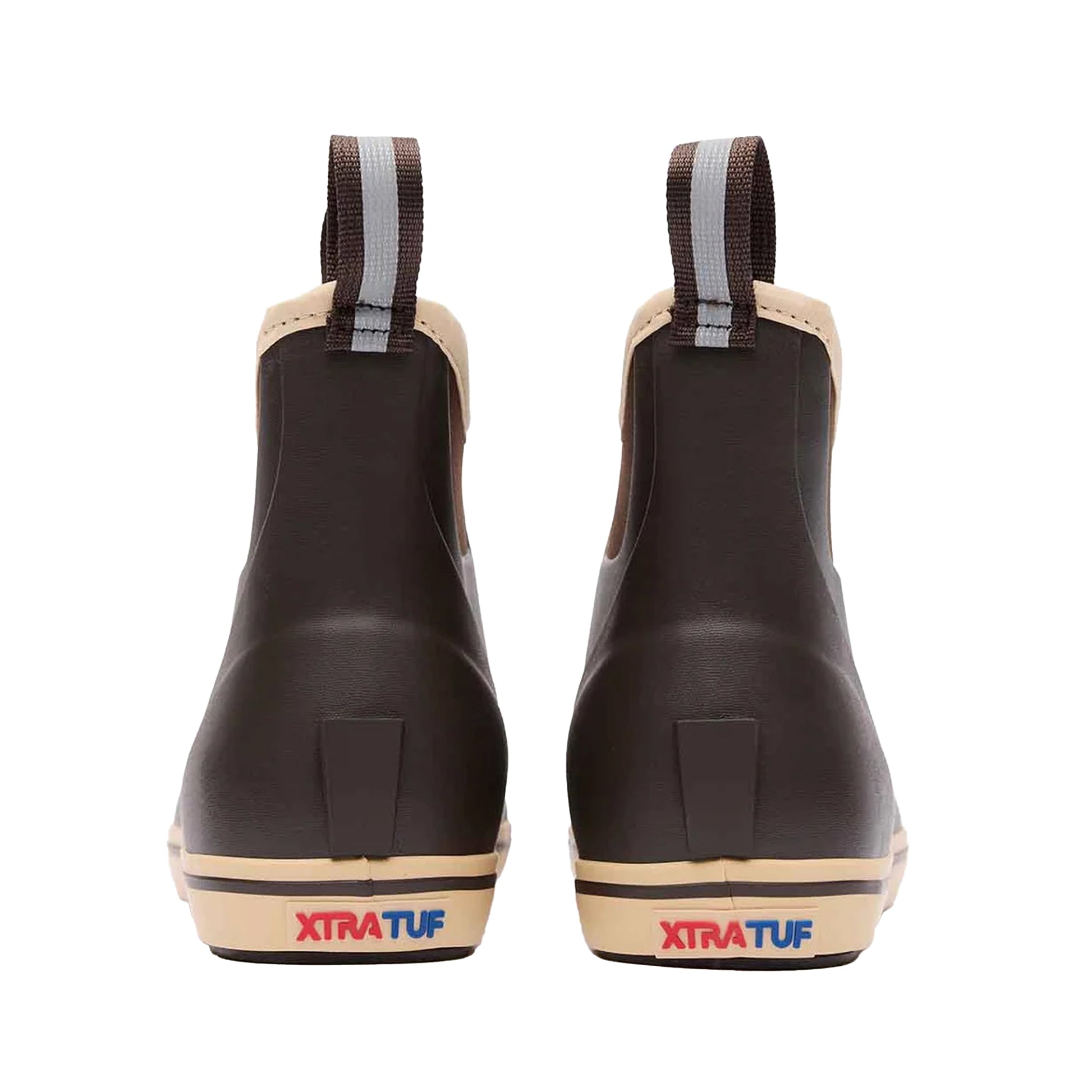 Brown - Back - Xtratuf Unisex Adult Ankle Deck Boots
