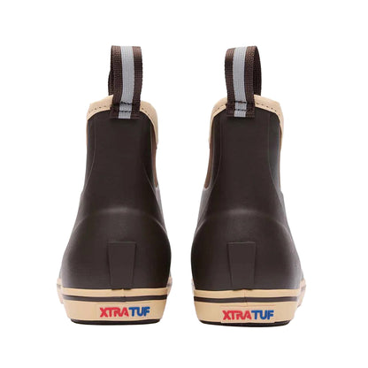 Brown - Back - Xtratuf Unisex Adult Ankle Deck Boots