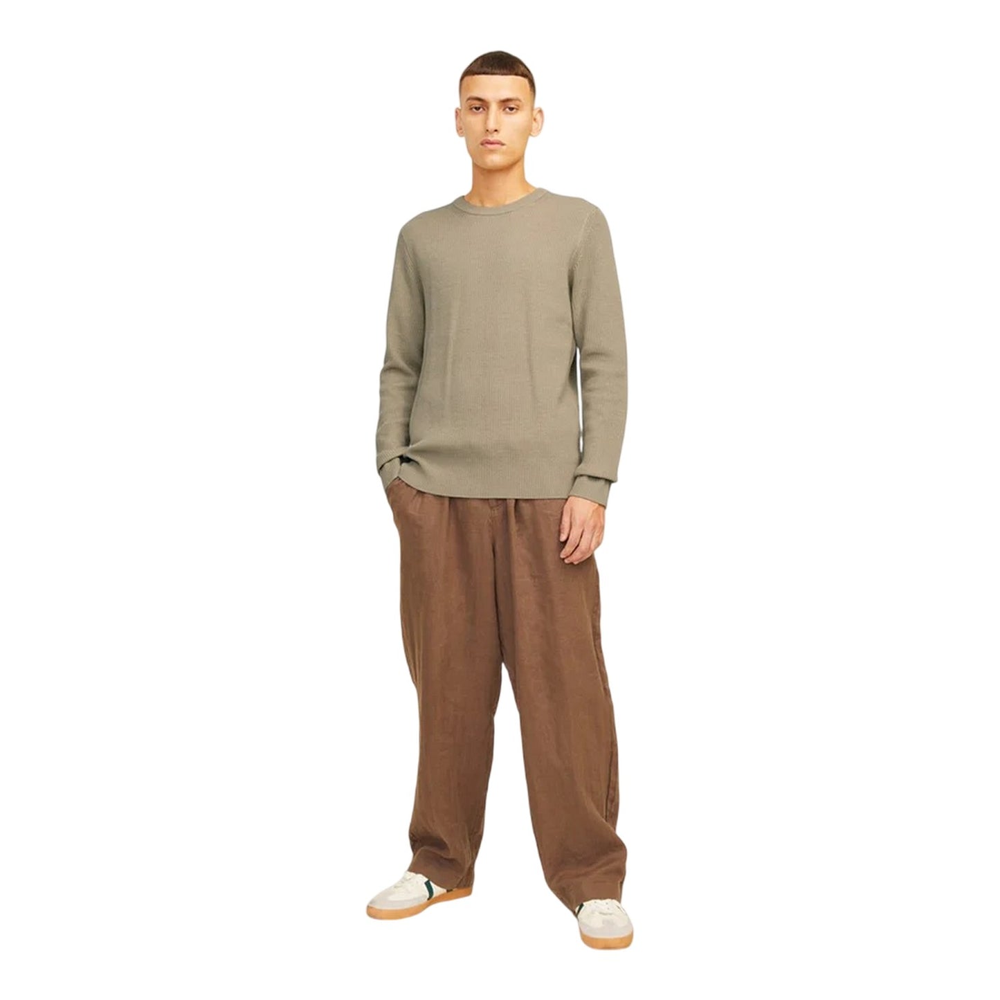 Crockery - Pack Shot - Jack And Jones Mens Knitted Sweatshirt