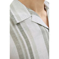 Vetiver - Side - Jack And Jones Mens Stripe Revere Collar Shirt